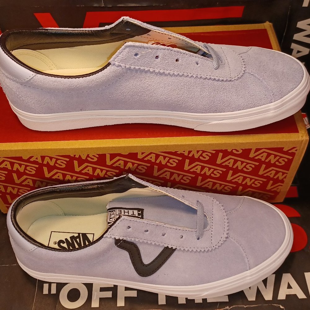 Vans Sport Zen Blue/True White (Suede) Size 11 Men VN0A4BU6XW4